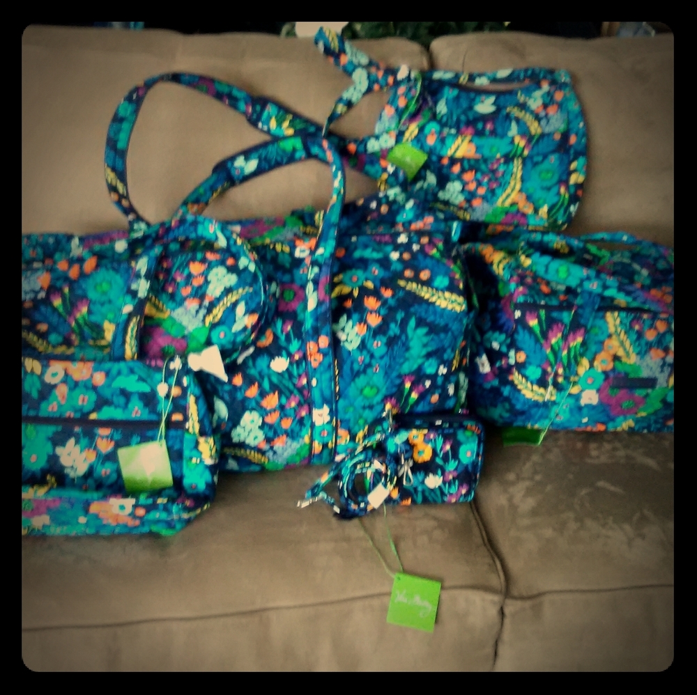5 Piece Vera Bradley set * Midnight Blues